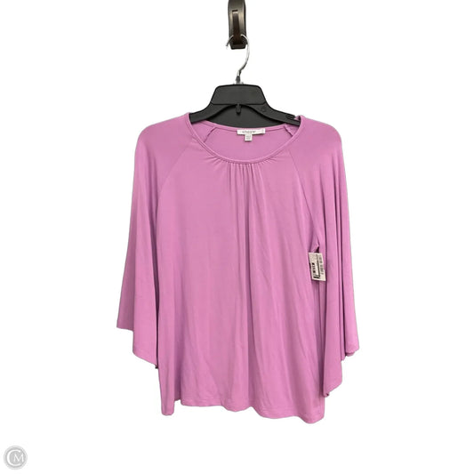 Top 3/4 Sleeve By Chicos In Purple, Size: S