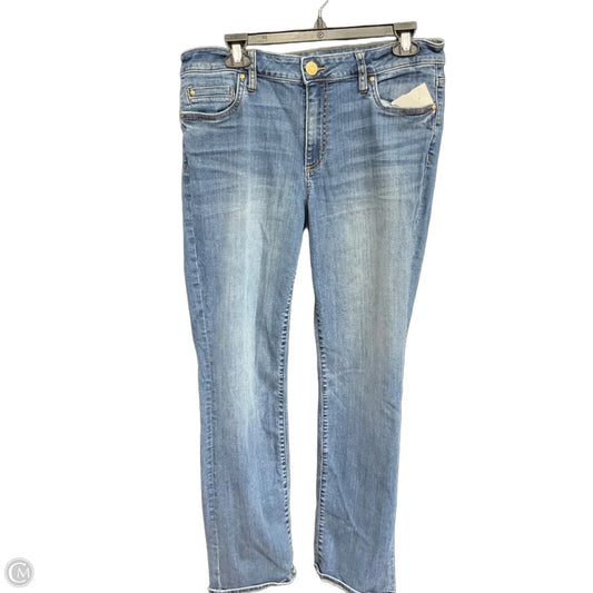 Jeans Boot Cut By Kut In Blue Denim, Size: 10