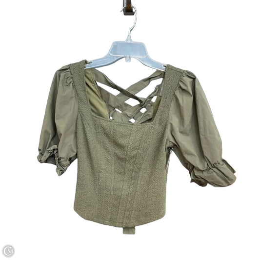 Top Short Sleeve By Sunday In Brooklyn In Green, Size: S