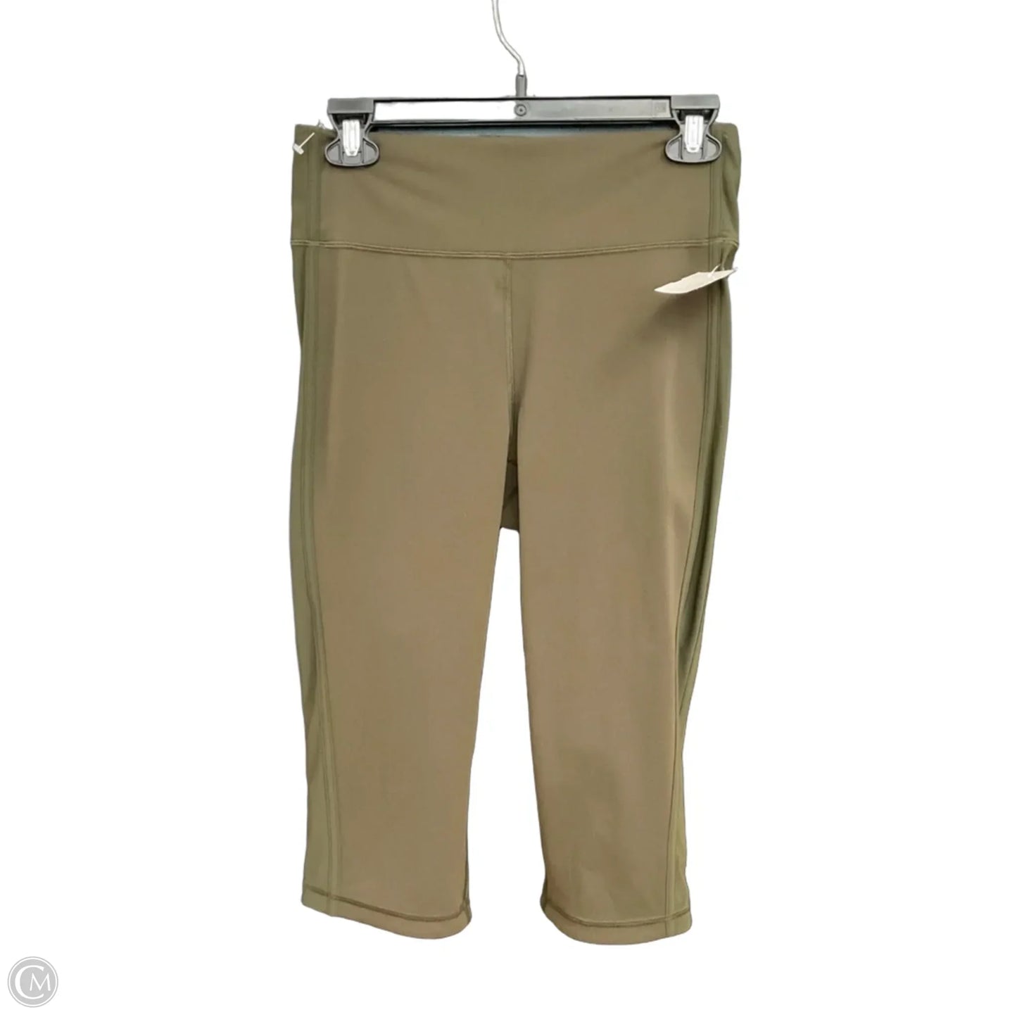 Athletic Capris By Lululemon In Green, Size: M