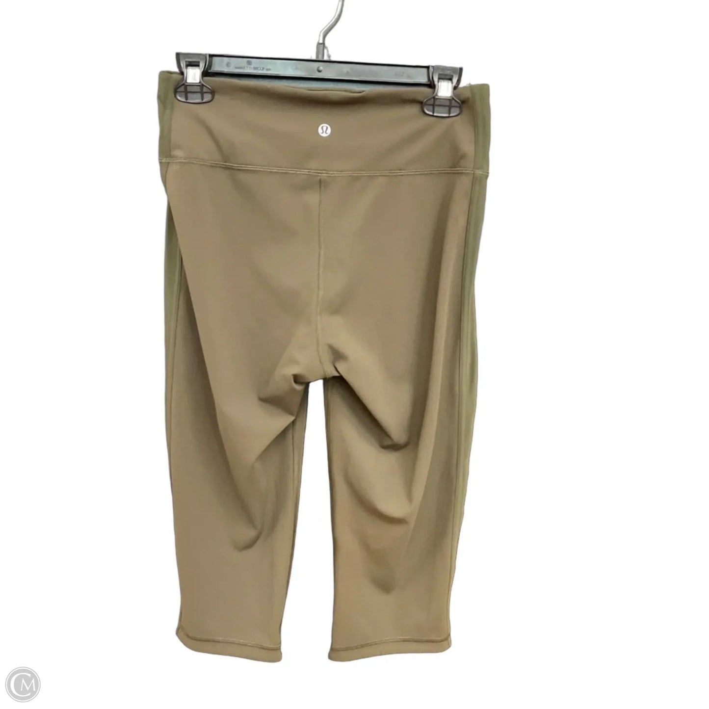 Athletic Capris By Lululemon In Green, Size: M