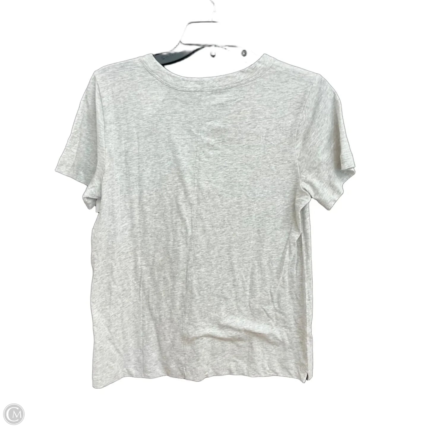 Top Short Sleeve Basic By Loft In Grey, Size: S