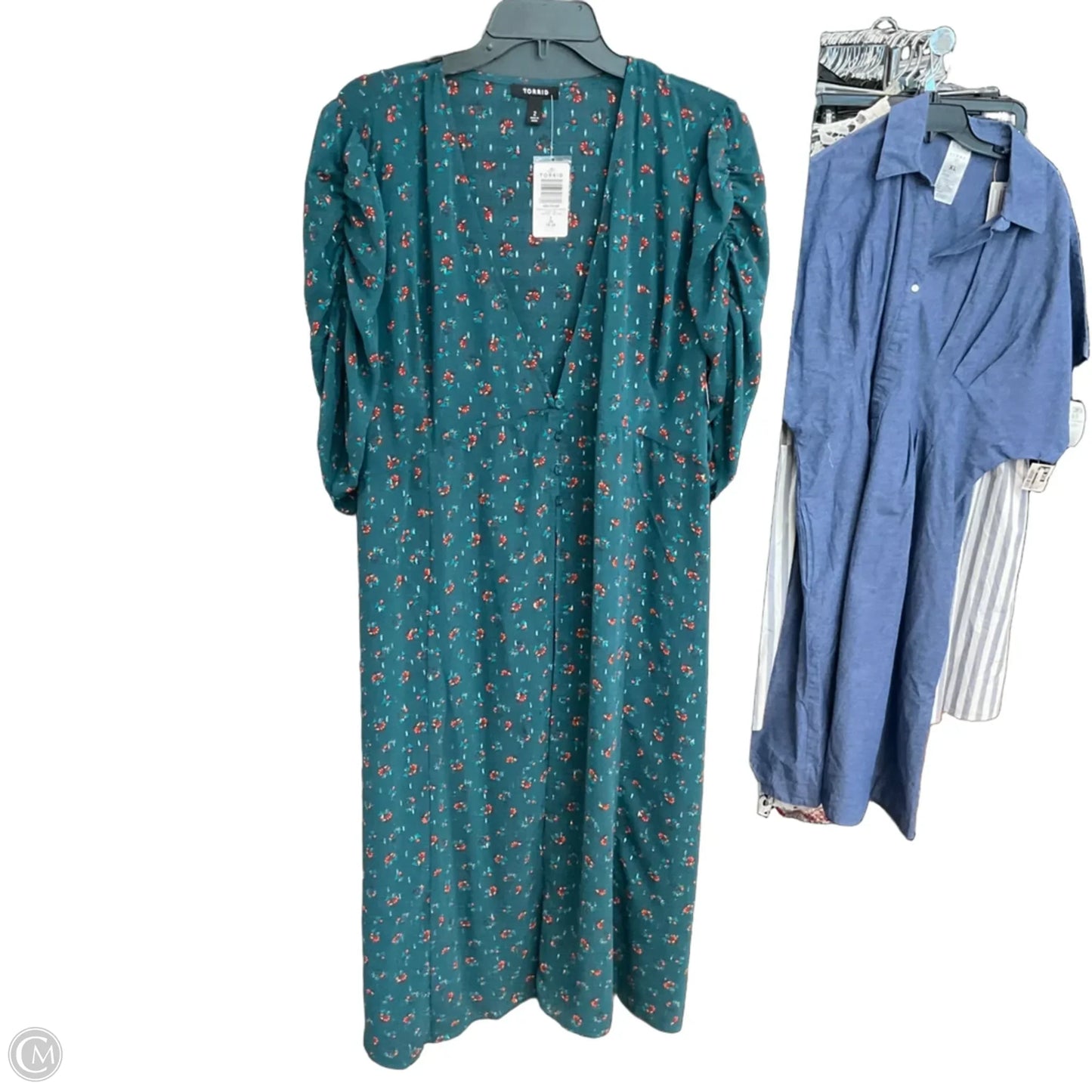 Dress Casual Maxi By Torrid In Green, Size: 18