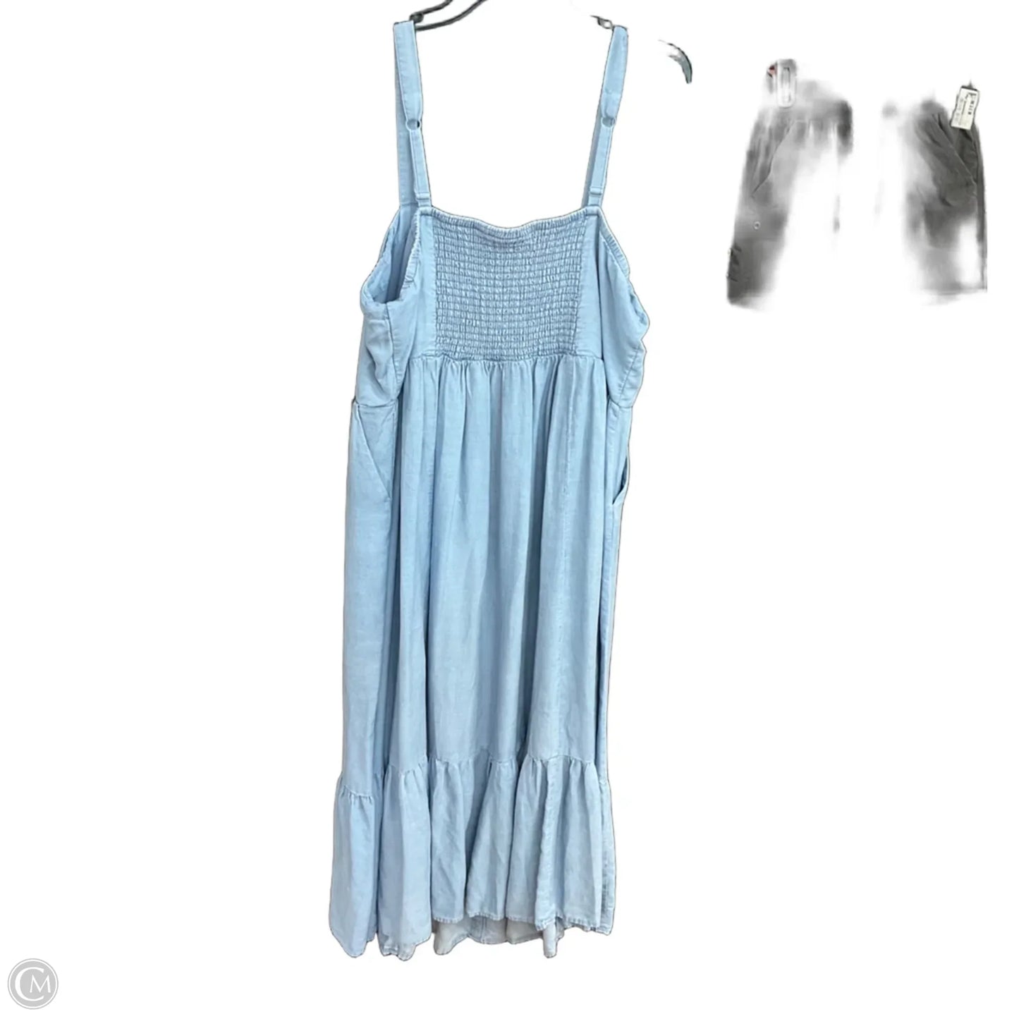 Dress Casual Maxi By Torrid In Blue Denim, Size: 18
