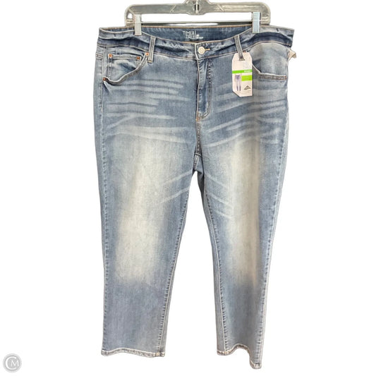 Jeans Boot Cut By Time And Tru In Blue Denim, Size: 20