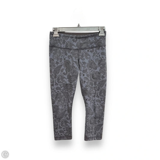 Athletic Leggings Capris By Lululemon In Navy, Size: S