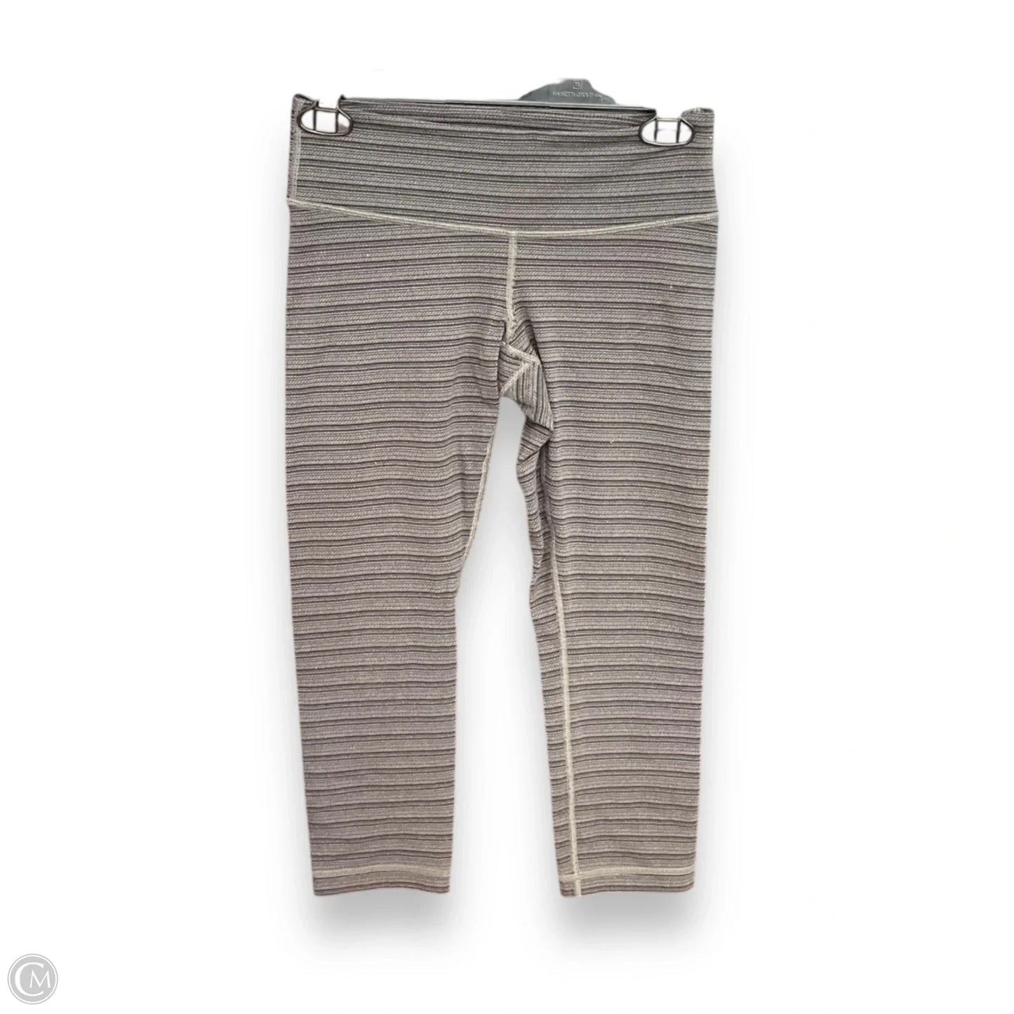 Athletic Leggings Capris By Lululemon In Grey, Size: S