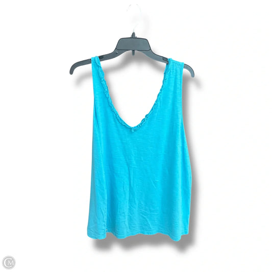 Top Sleeveless Designer By Lilly Pulitzer In Blue, Size: 2x