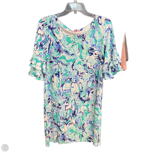 Dress Designer By Lilly Pulitzer In Aqua, Size: M