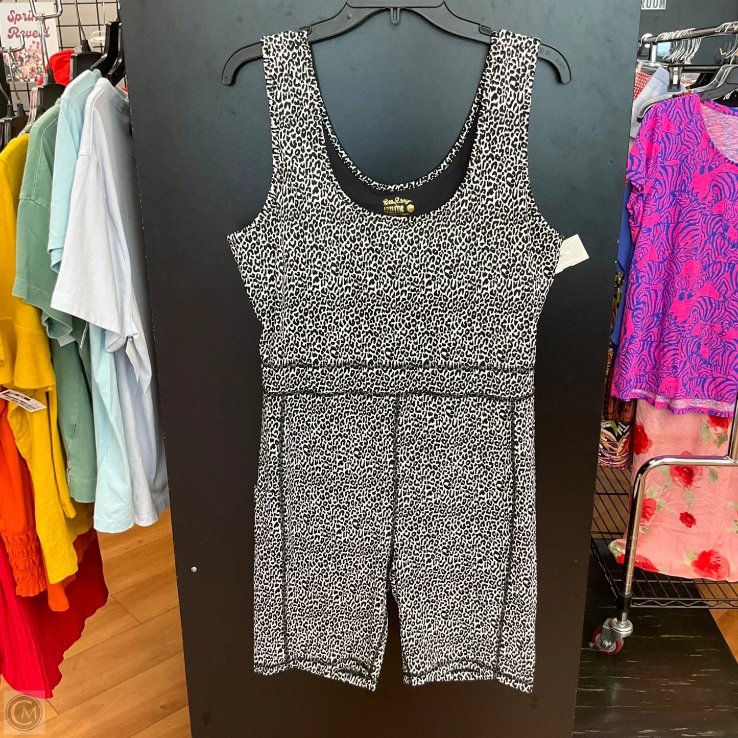 Jumpsuit Designer By Lilly Pulitzer In Black & White, Size: 2x