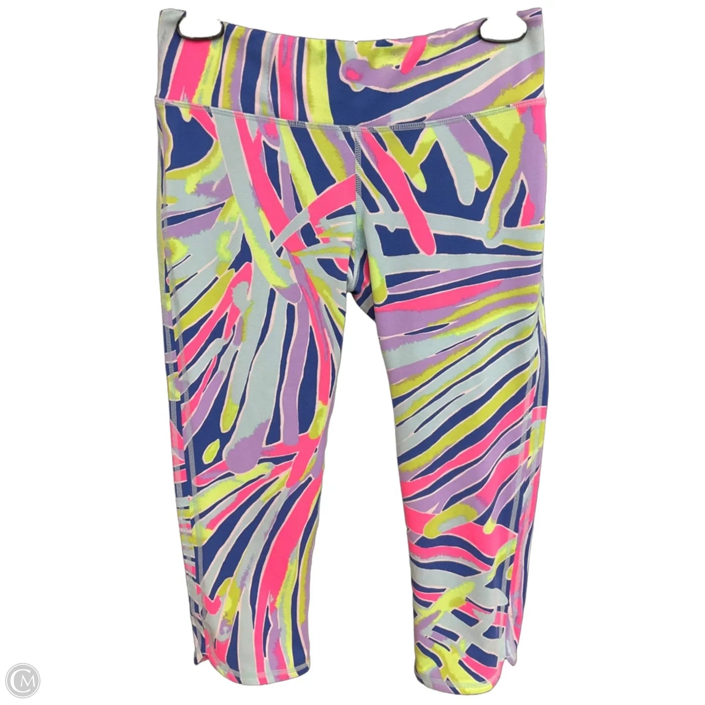 Capris Designer By Lilly Pulitzer In Geometric Pattern, Size: M