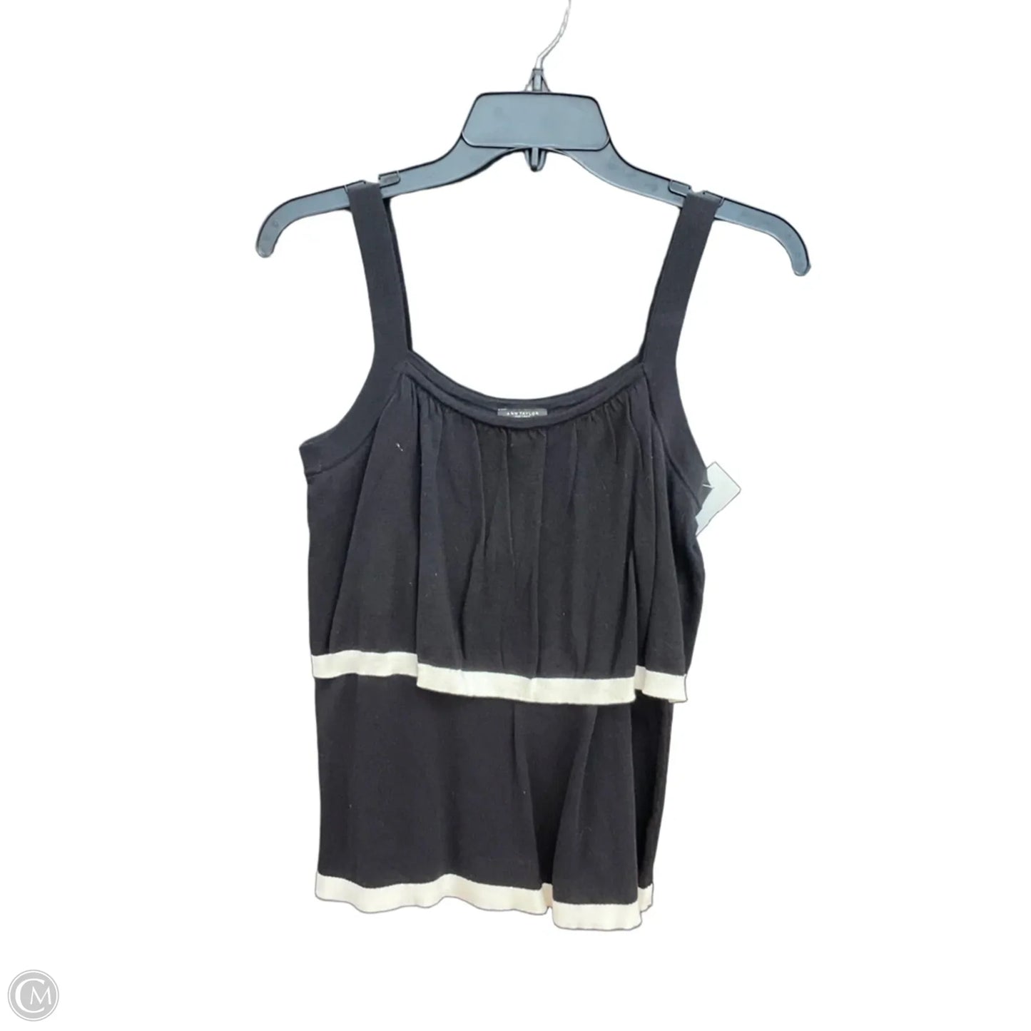 Top Sleeveless By Ann Taylor In Black, Size: M