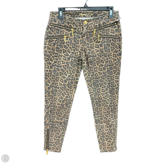 Pants Designer By Michael Kors In Animal Print, Size: 4