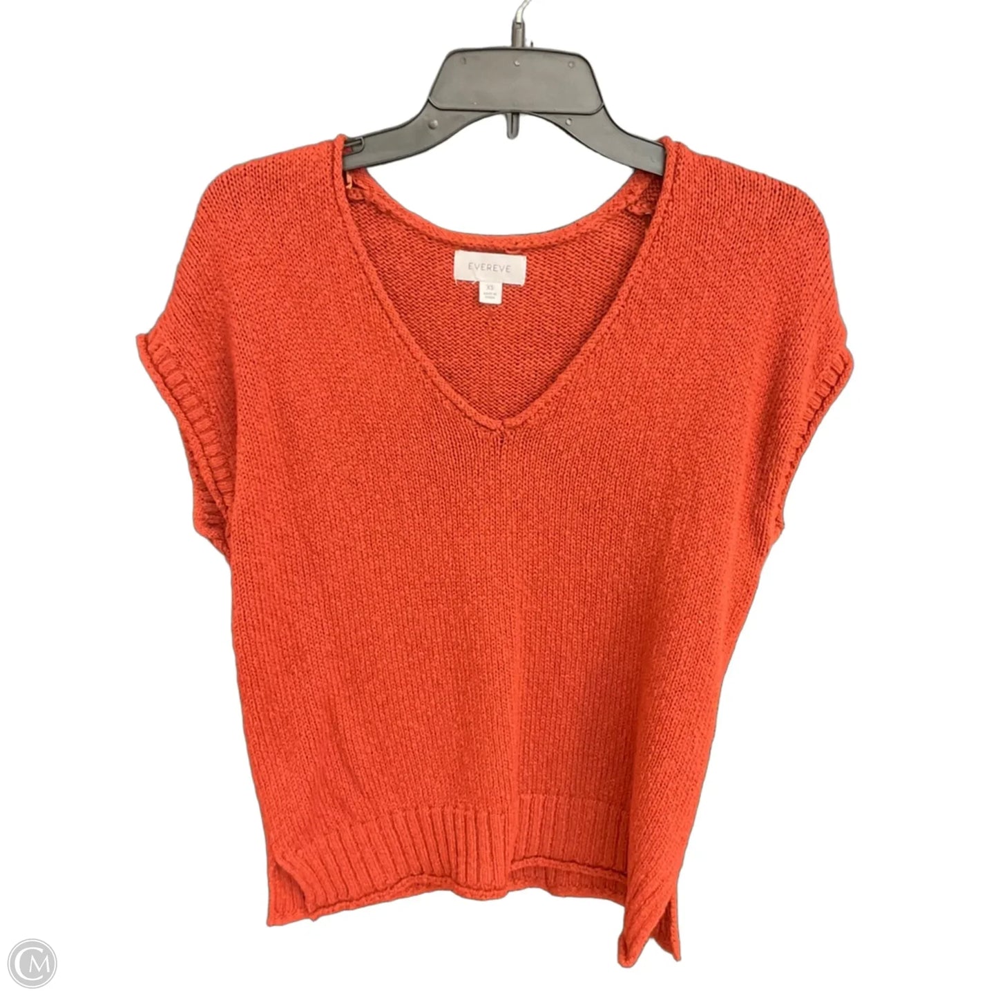 Vest Sweater By Evereve In Orange, Size: Xs