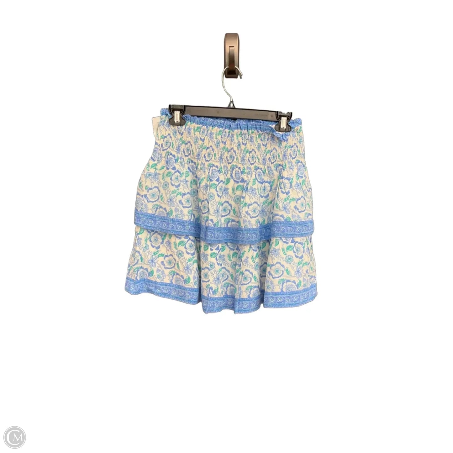 Skirt Mini & Short By Vineyard Vines In Blue & White, Size: Xs