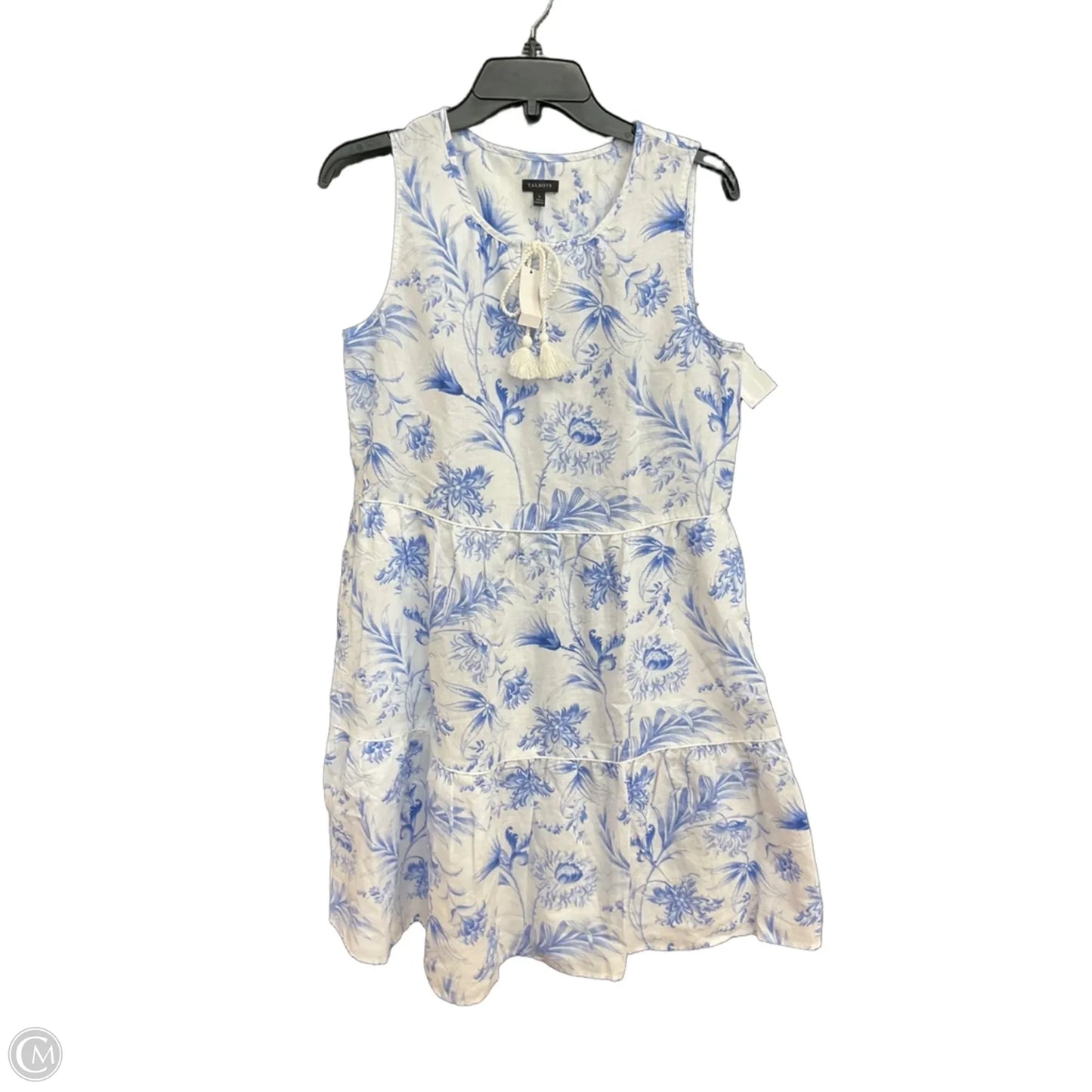 Dress Casual Short By Talbots In Blue & White, Size: S