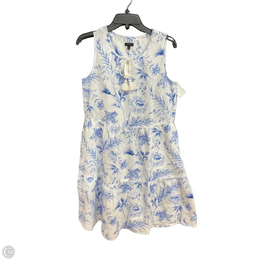 Dress Casual Short By Talbots In Blue & White, Size: S