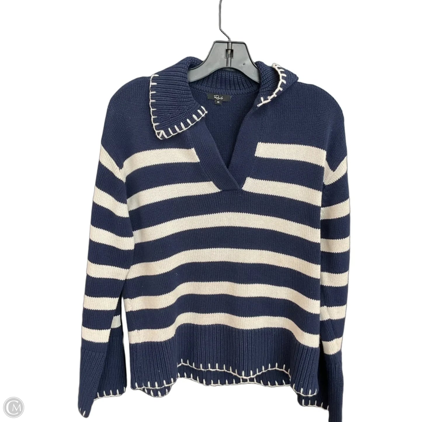 Sweater By Rails In Blue & White, Size: Xs