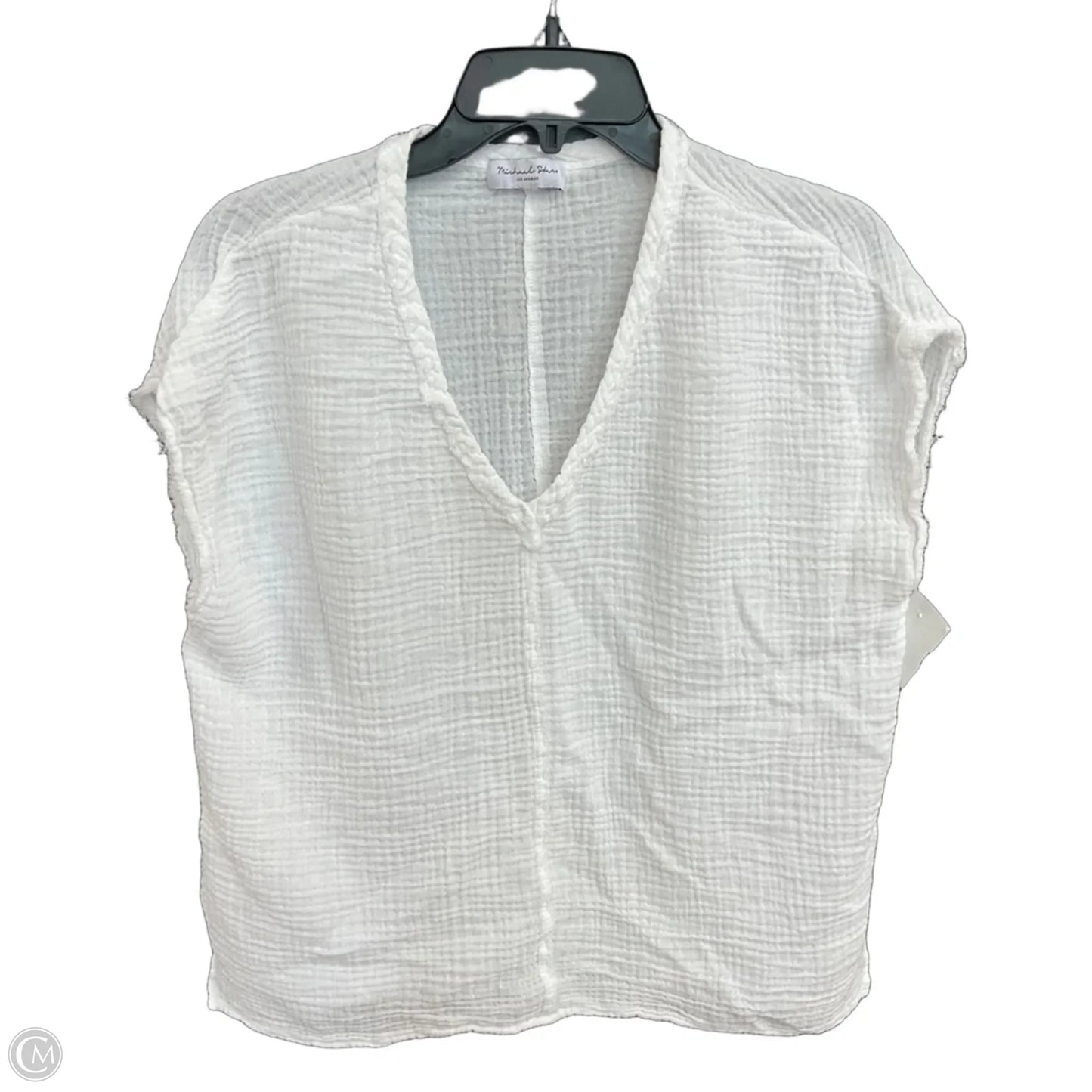 Top Sleeveless By Michael Stars In White, Size: M