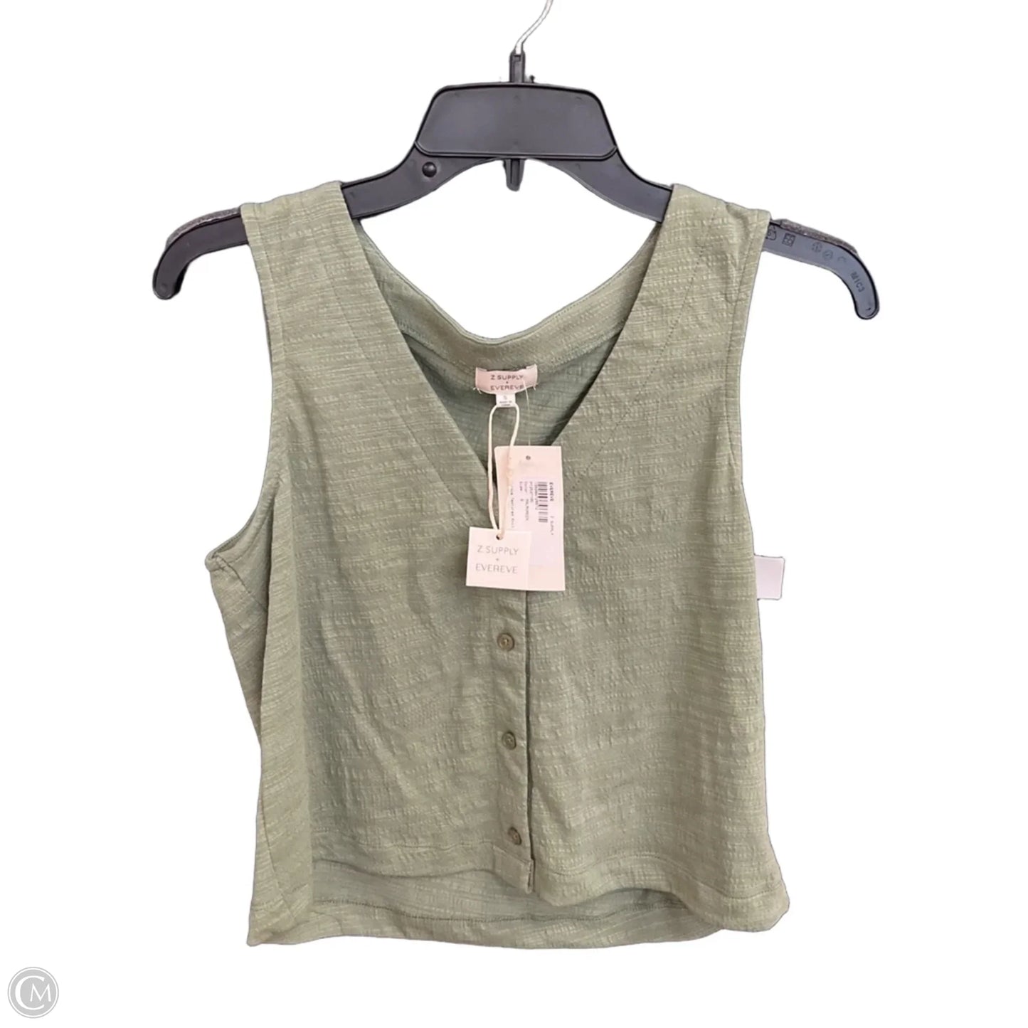Blouse Sleeveless By Evereve In Green, Size: S