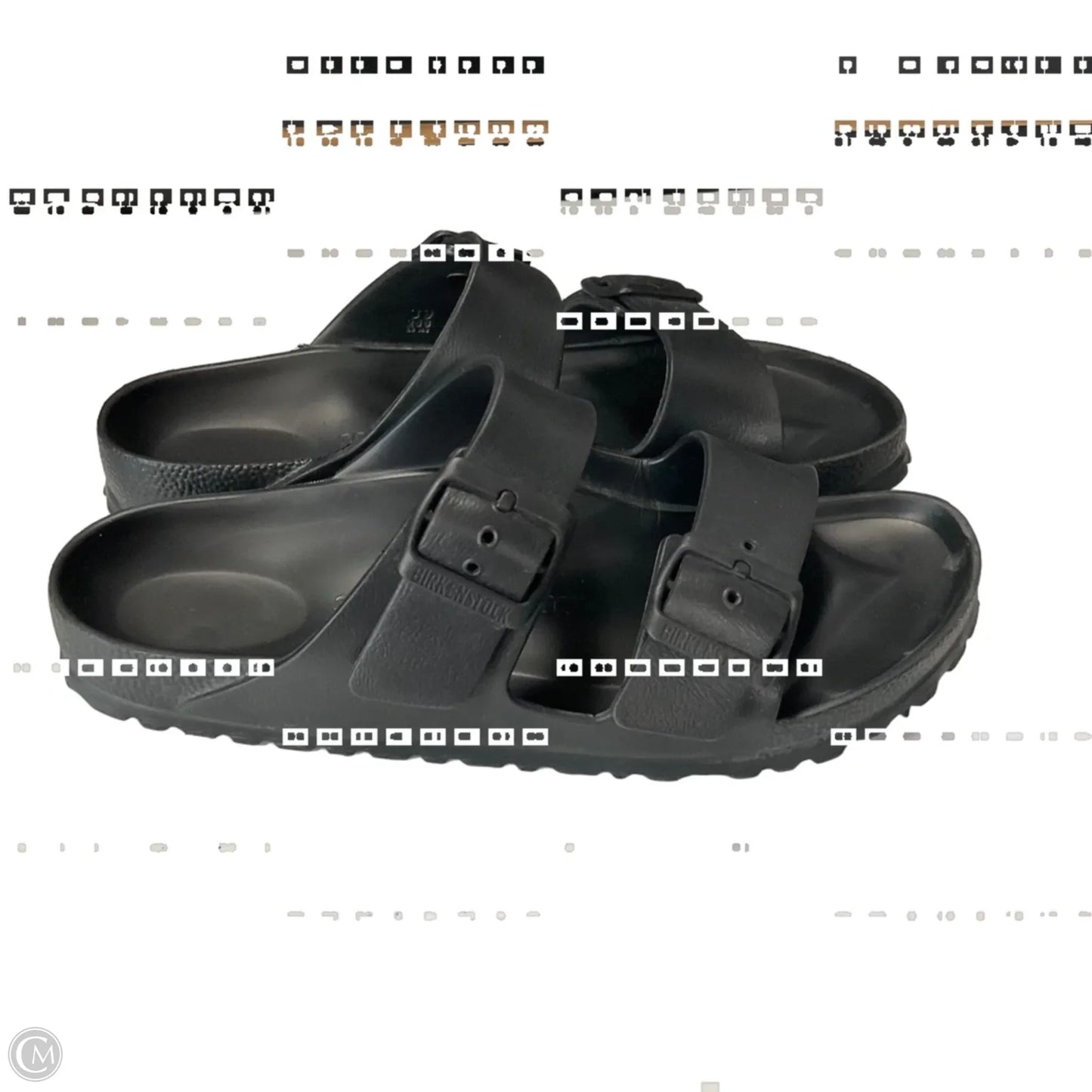 Sandals Flats By Birkenstock In Black, Size: 8.5