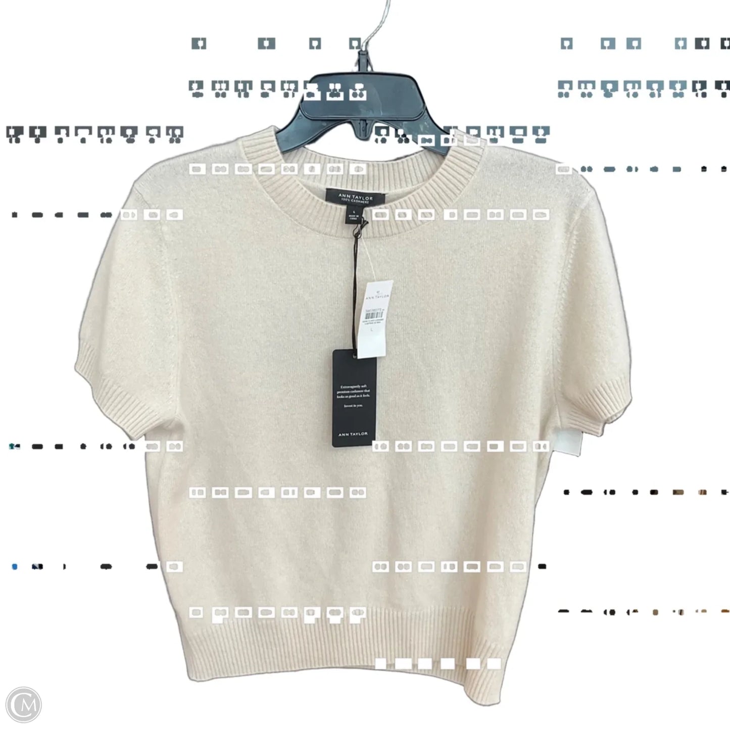 Sweater Cashmere By Ann Taylor In Cream, Size: L
