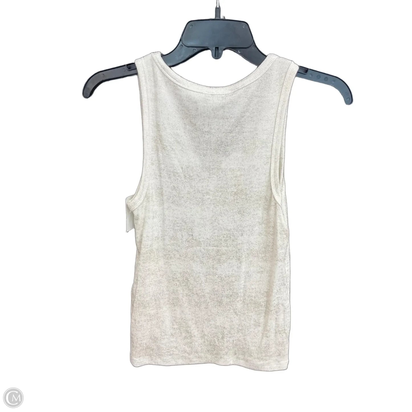 Top Sleeveless By Zara In Cream, Size: S