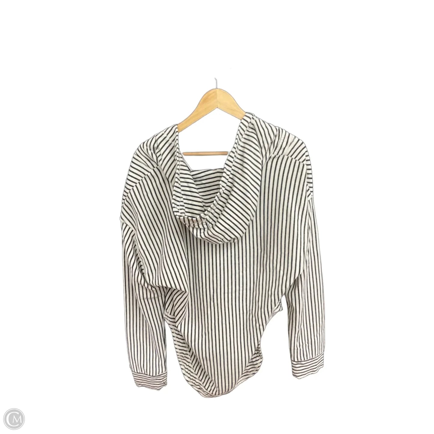Top Long Sleeve By Pilcro In Striped Pattern, Size: L