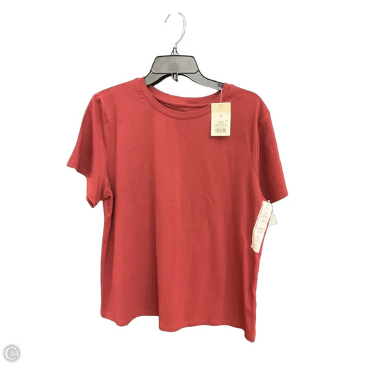 Top Short Sleeve Basic By A New Day In Red, Size: Xl