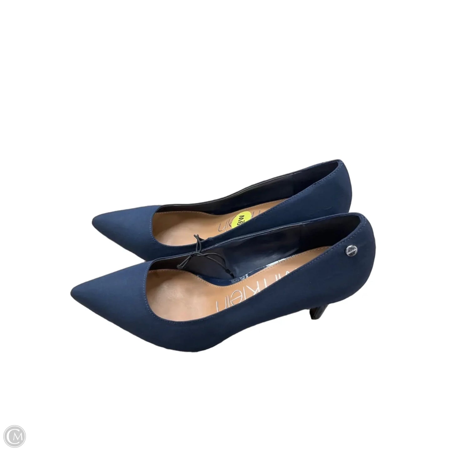 Shoes Heels Stiletto By Calvin Klein In Navy, Size: 9.5