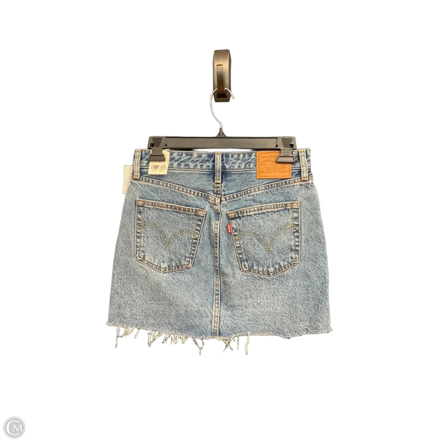 Skirt Mini & Short By Levis In Blue Denim, Size: 0