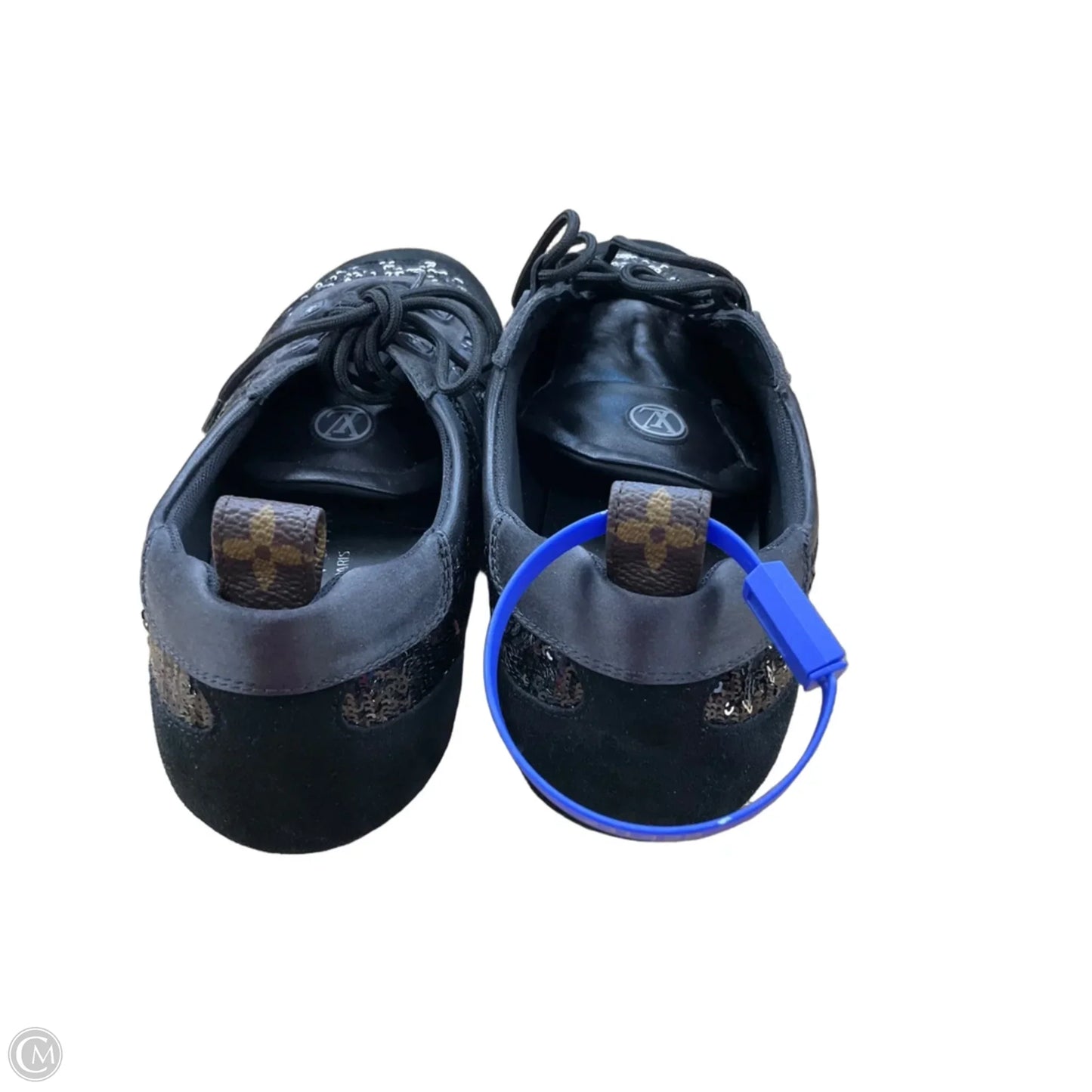 Shoes Luxury Designer By Louis Vuitton In Black, Size: 8
