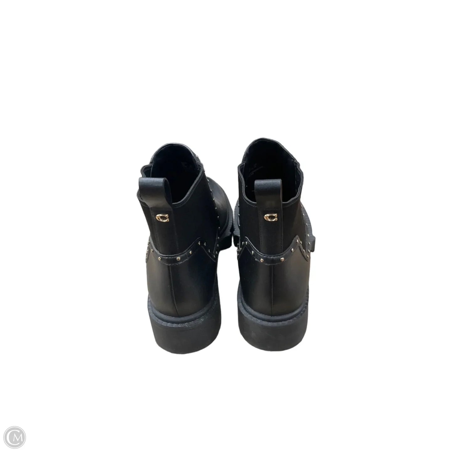 Boots Designer By Coach In Black, Size: 7.5