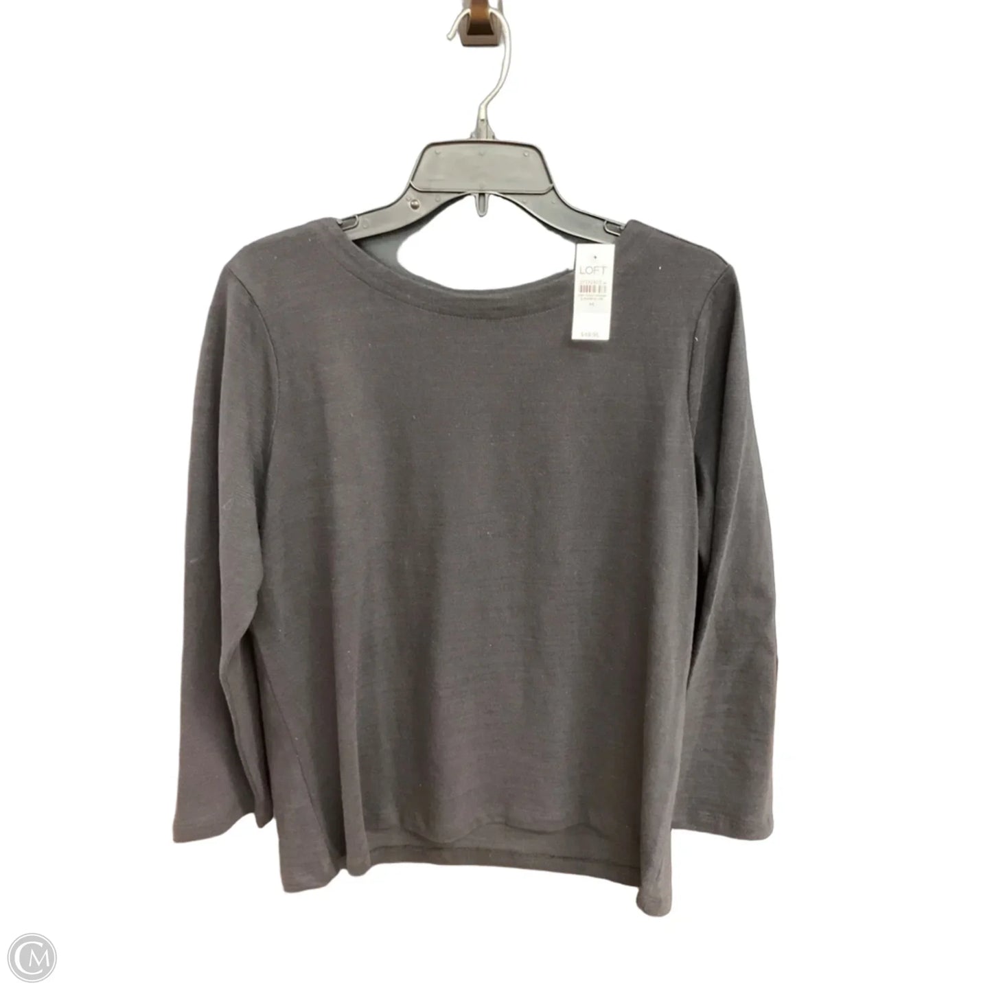 Top Long Sleeve By Loft In Black, Size: M