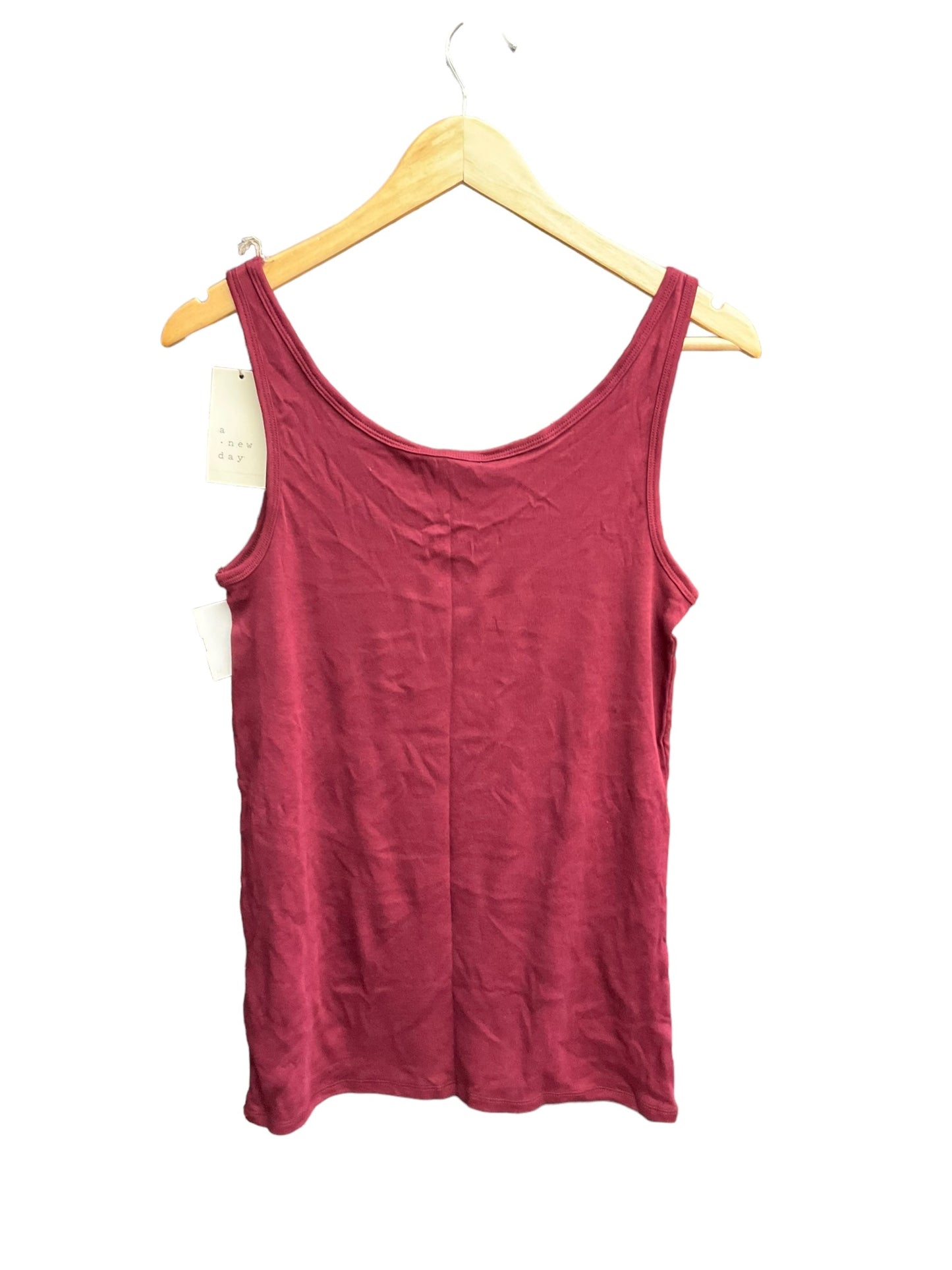 Mauve Top Sleeveless Basic A New Day, Size 2x