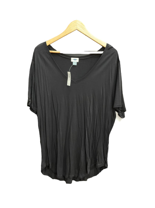 Black Top Short Sleeve Basic Old Navy, Size 2x