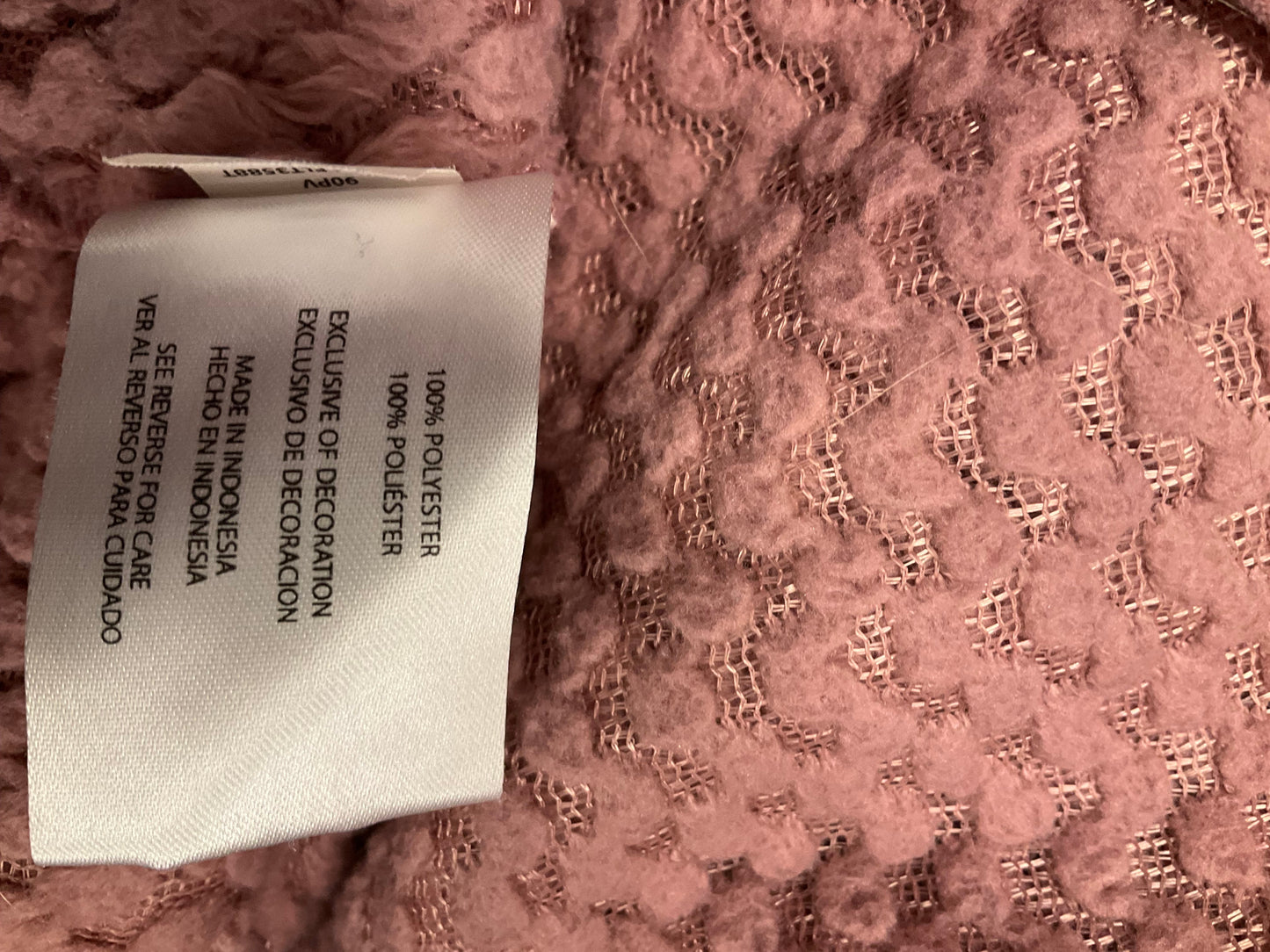 Top Long Sleeve By Eddie Bauer In Pink, Size: M