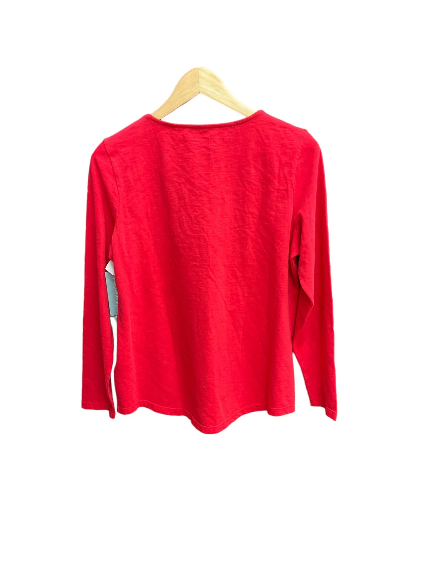 Red Top Long Sleeve Coldwater Creek, Size S