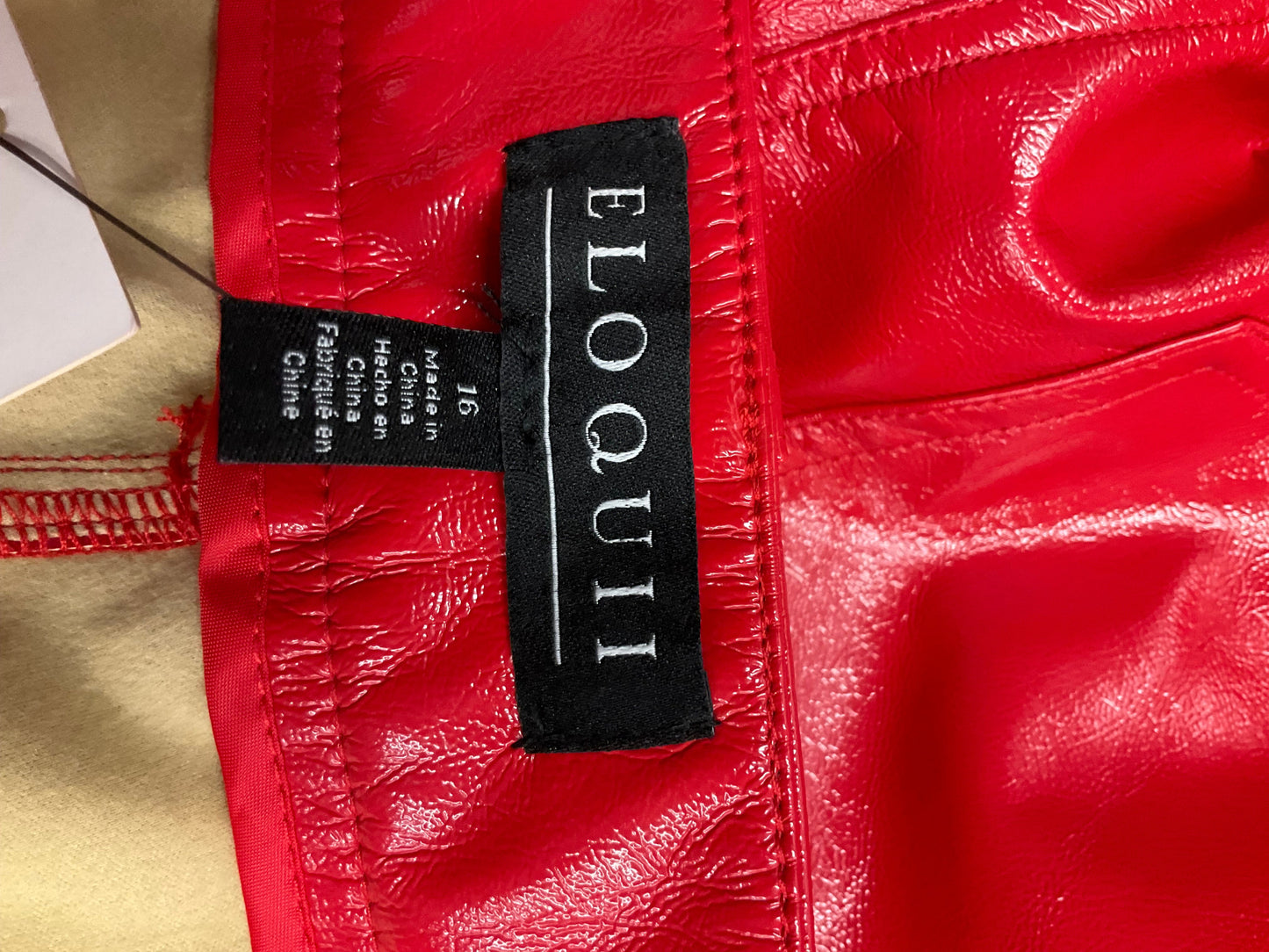 Pants Wide Leg By Eloquii In Red, Size: 16