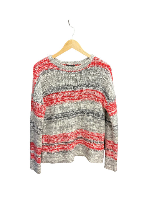 Sweater By Cynthia Rowley In Grey Red, Size: L