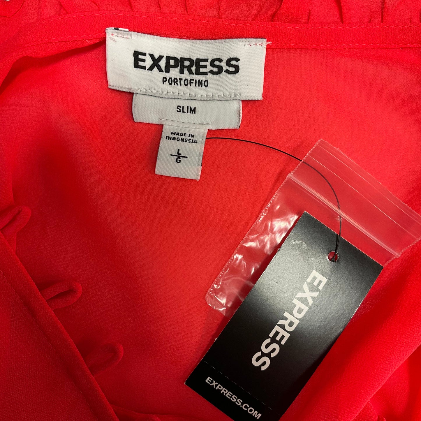 Blouse Long Sleeve By Express  Size: L