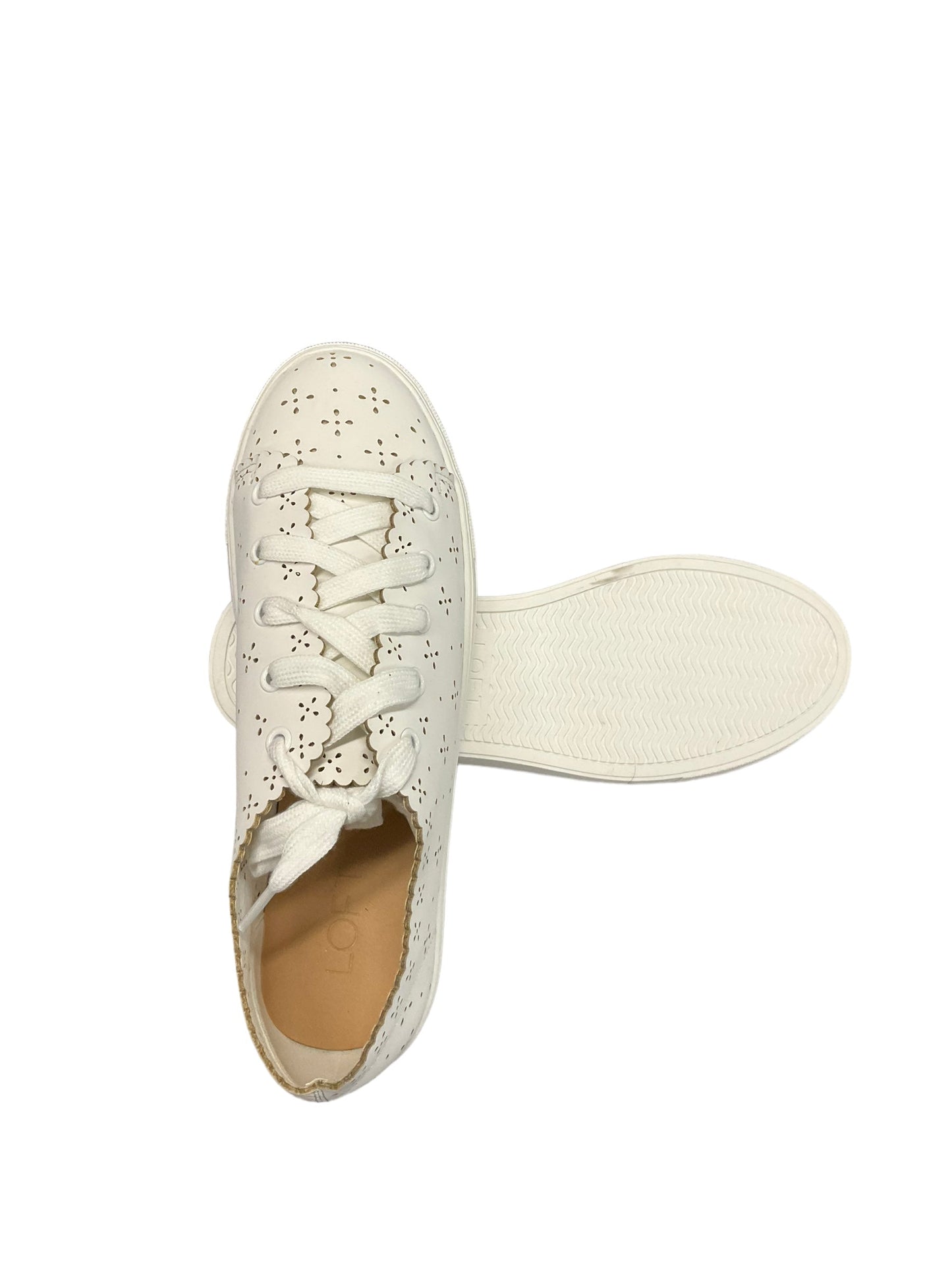 White Shoes Sneakers Loft, Size 8.5