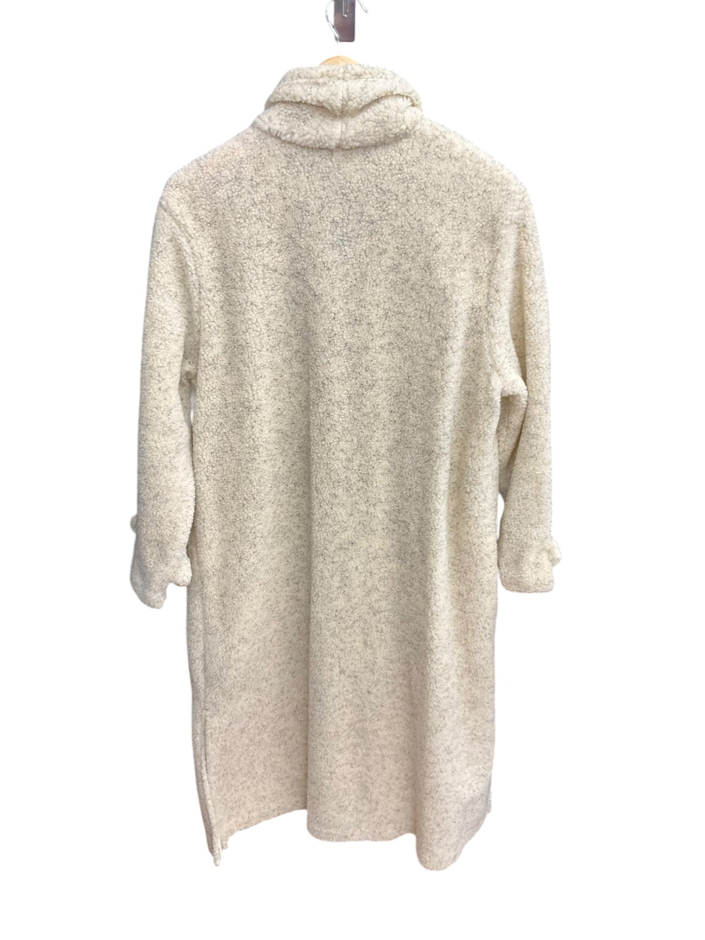 Coat Faux Fur & Sherpa By Coldwater Creek In Cream, Size: S