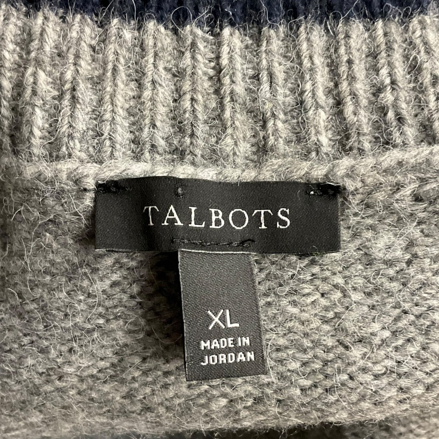 Sweater By Talbots In Grey, Size: Xl