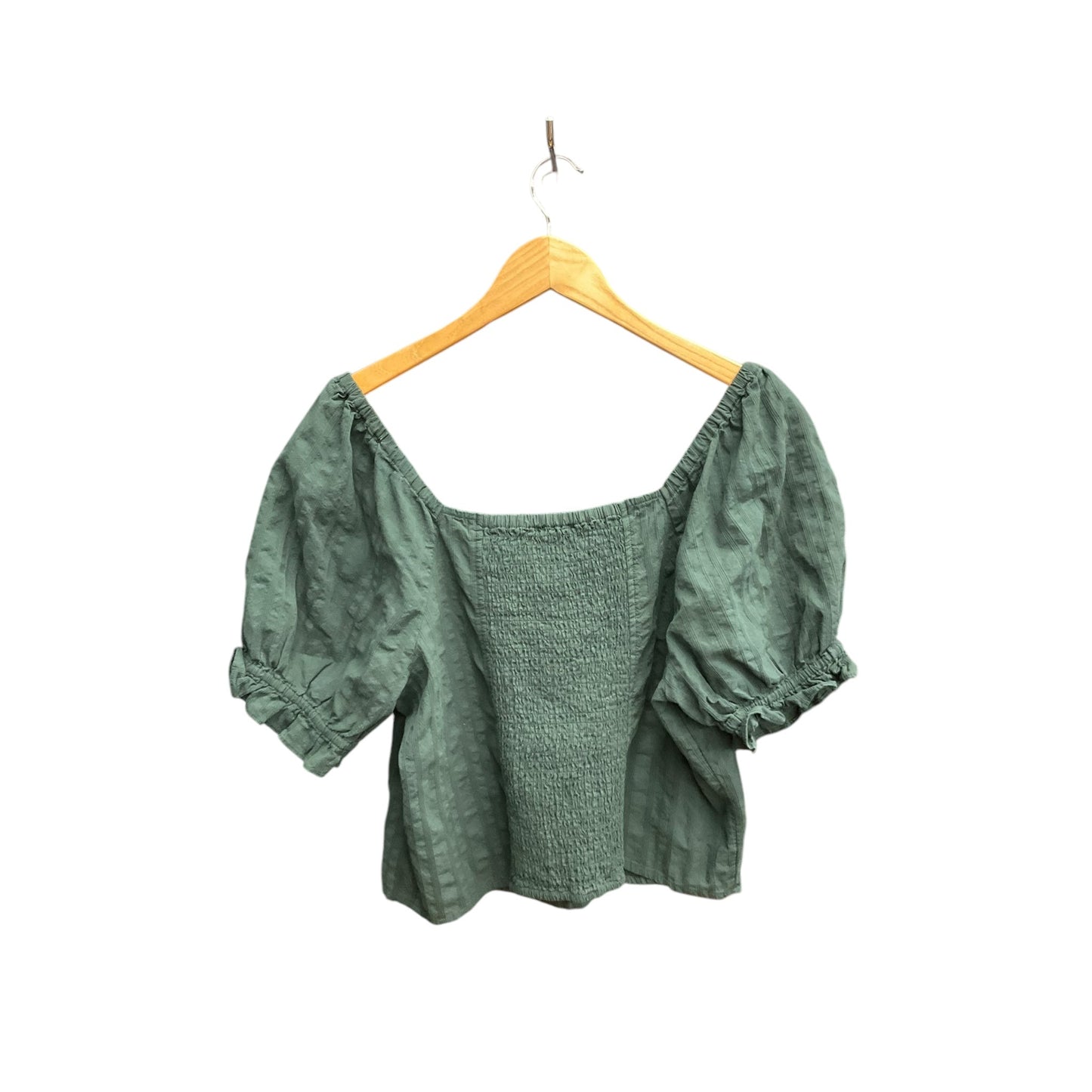 Top Short Sleeve By Madewell In Green, Size: Xl