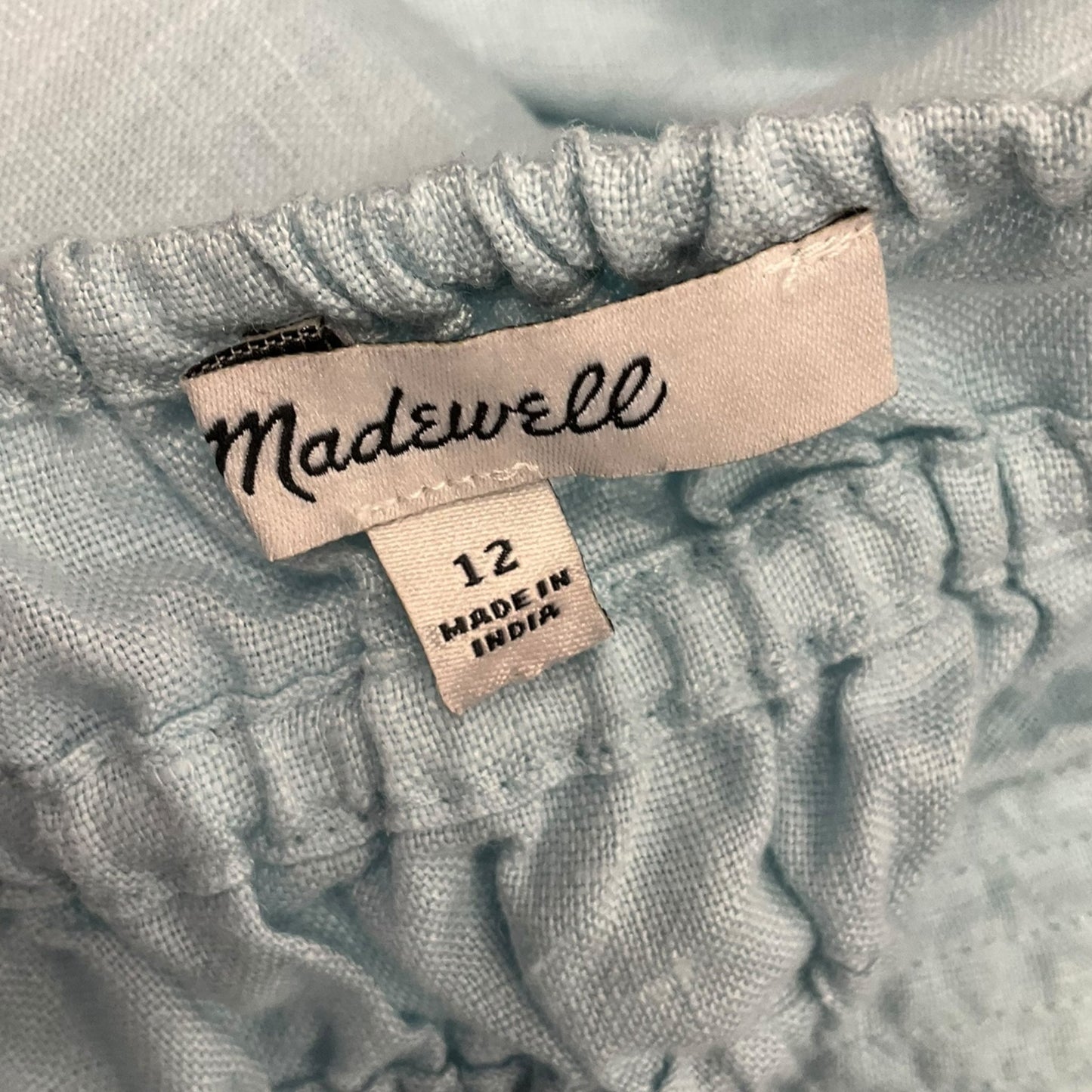 Dress Casual Short By Madewell In Aqua, Size: L