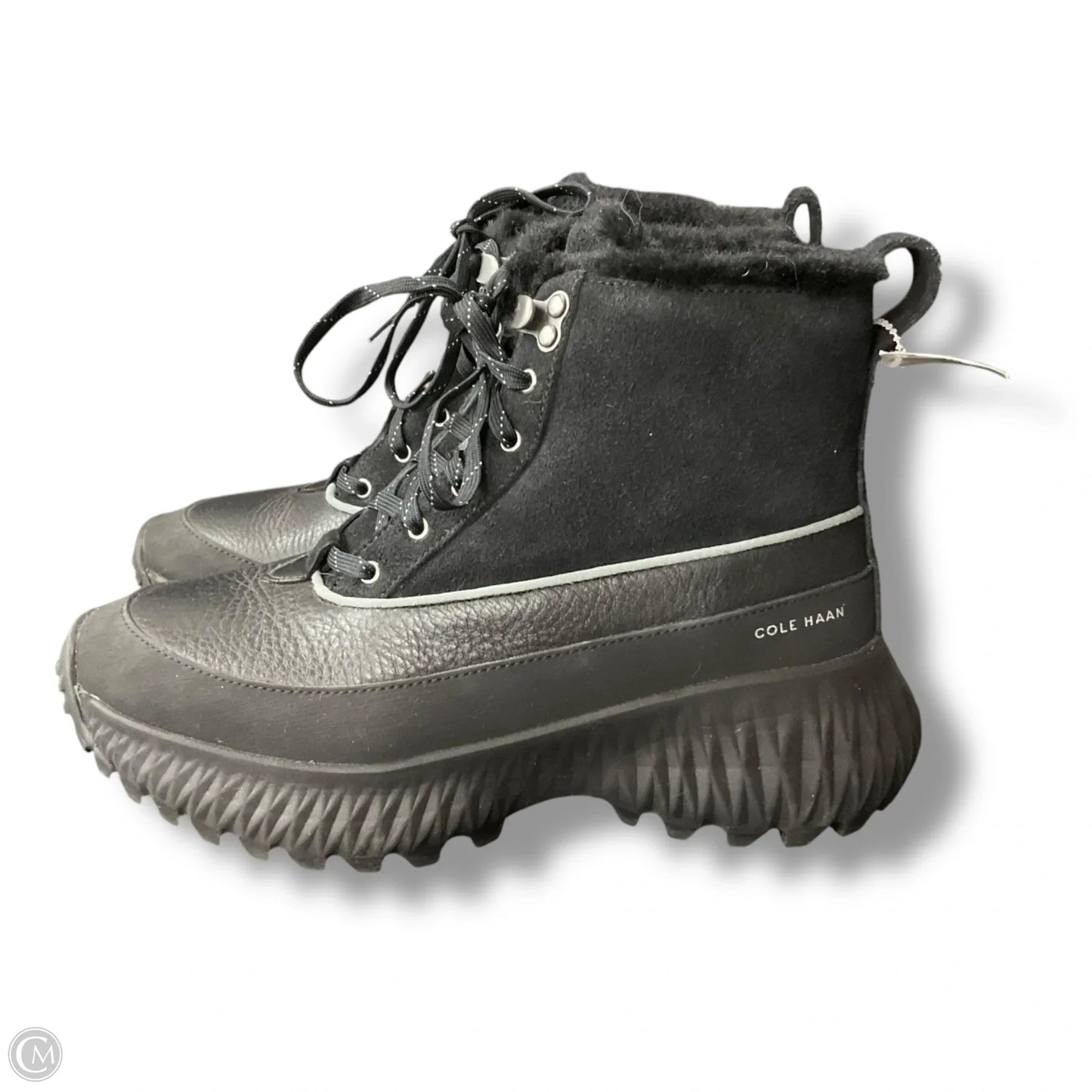 Boots Hiking By Cole-haan In Black, Size: 7.5