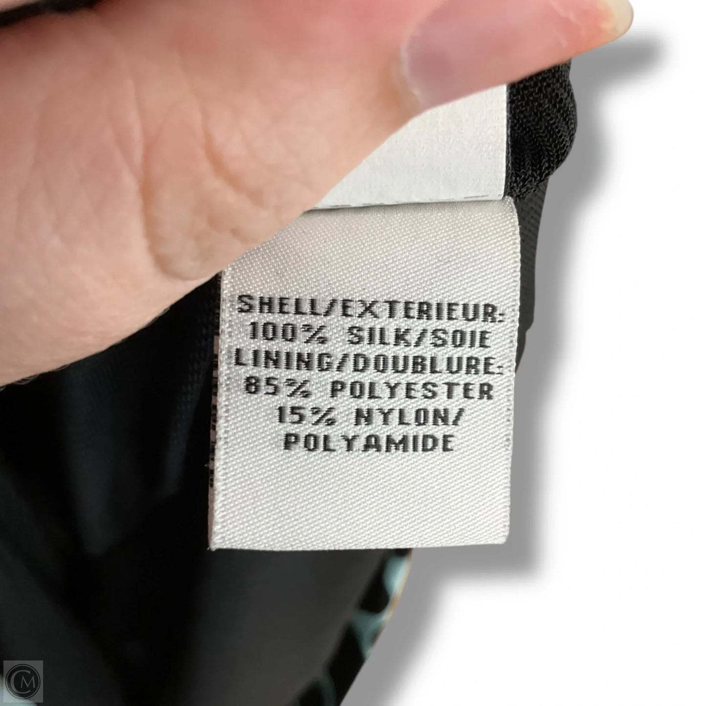 Dress Designer By Diane Von Furstenberg In Black & Blue, Size: M