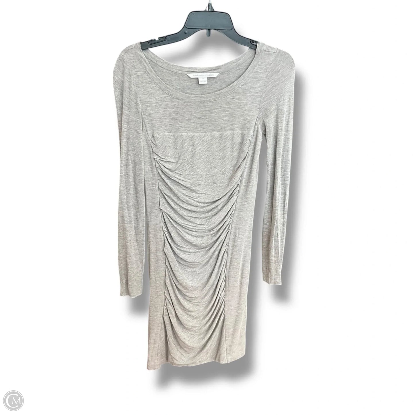 Dress Designer By Diane Von Furstenberg In Grey, Size: M