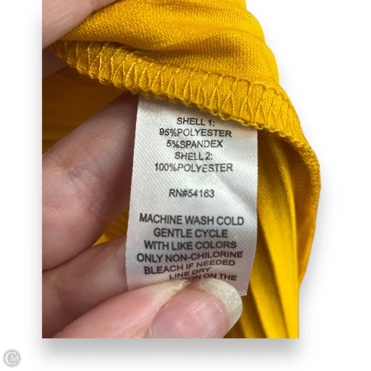 Top Long Sleeve By Marc New York In Yellow, Size: M